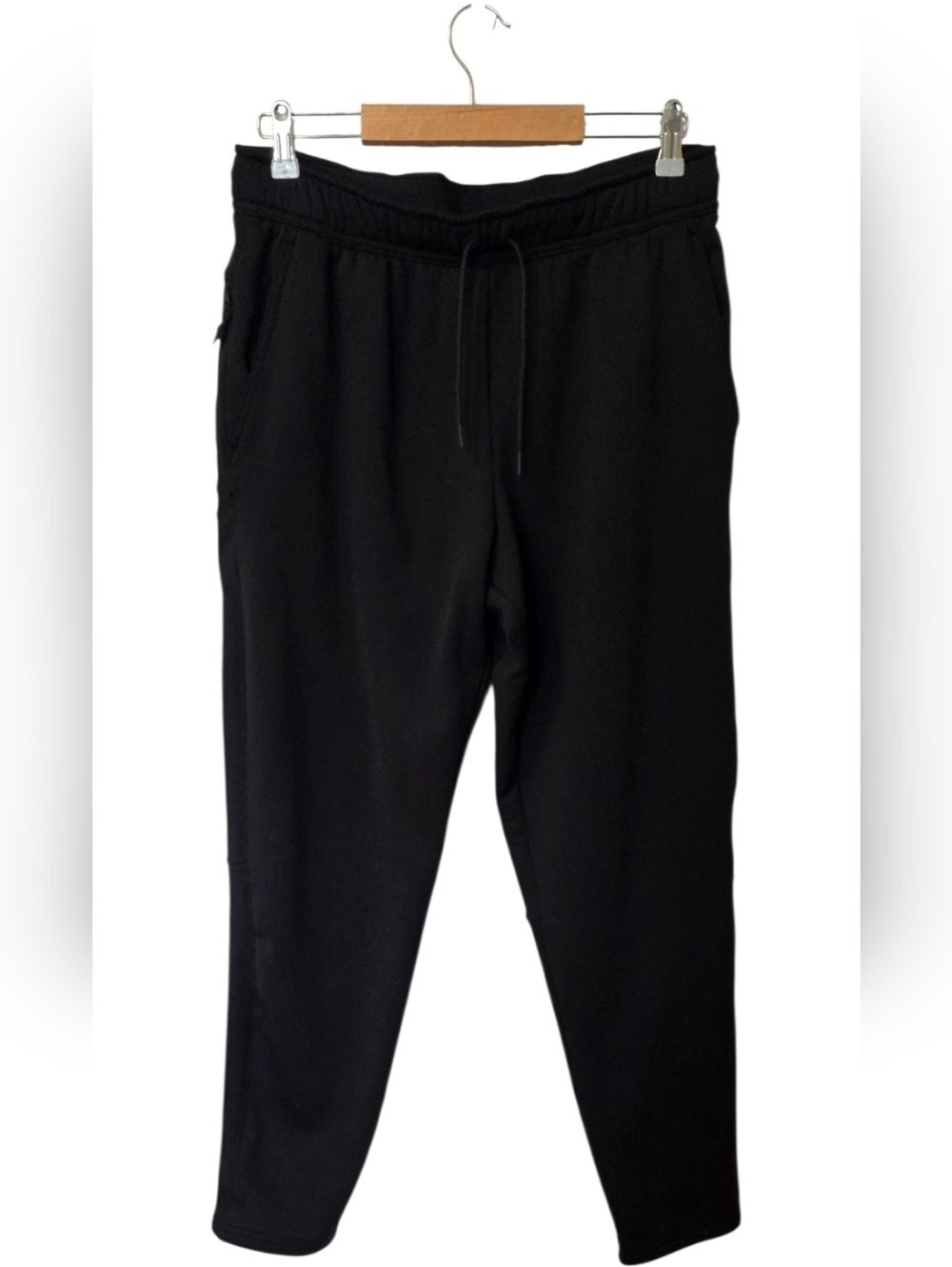 Members Mark Tech Fleece Jogger Pants Mens Medium Black Athletic Sweatpants
